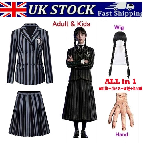 Wednesdays addams costume - wednesdays,