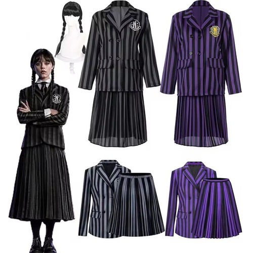Wednesdays addams costume - wednesdays,