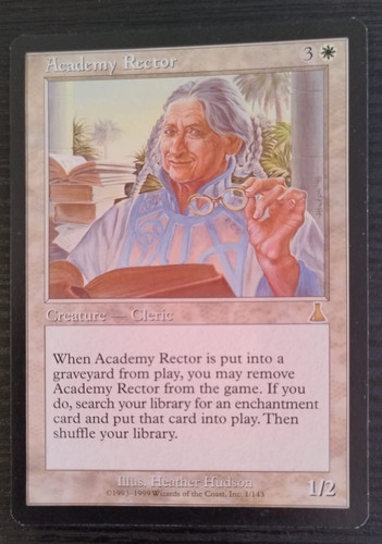 Mtg academy rector urza - -,